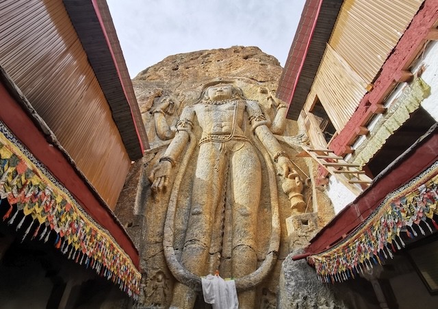 喀什米爾 Kashmir 穆勒別克寺 Mulbekh Temple